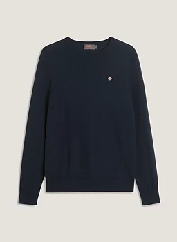 Morris - Merino Oneck - Blue