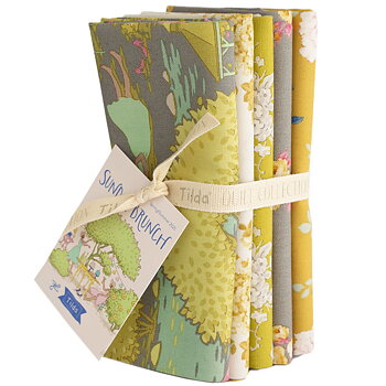 Tilda  Fat Quarter Grey Yellow