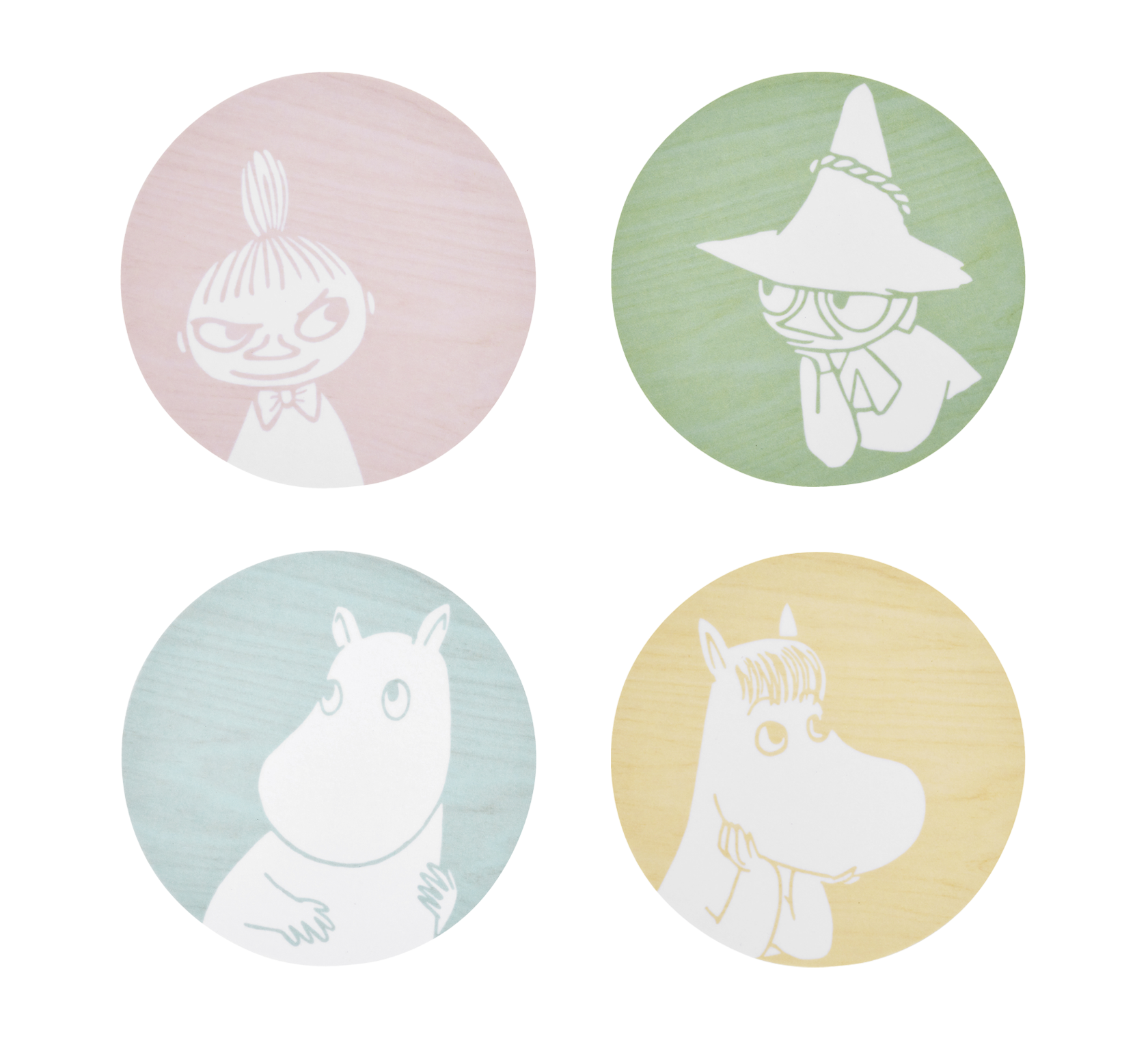 Moomin coasters Ø10cm