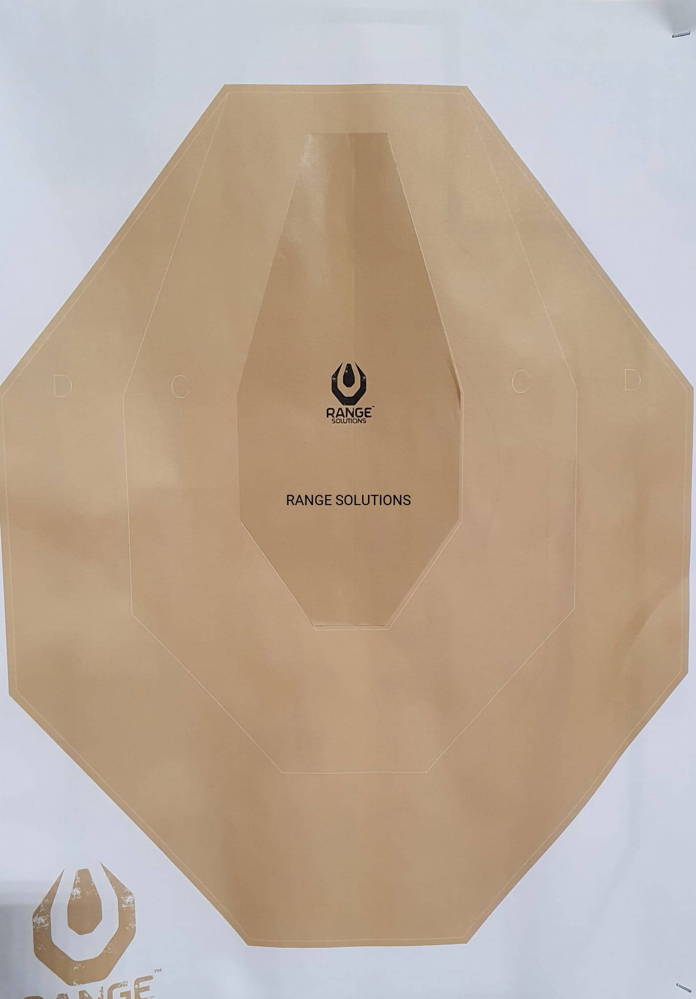 Range Solutions Alpha Patch - 50pcs - Tan