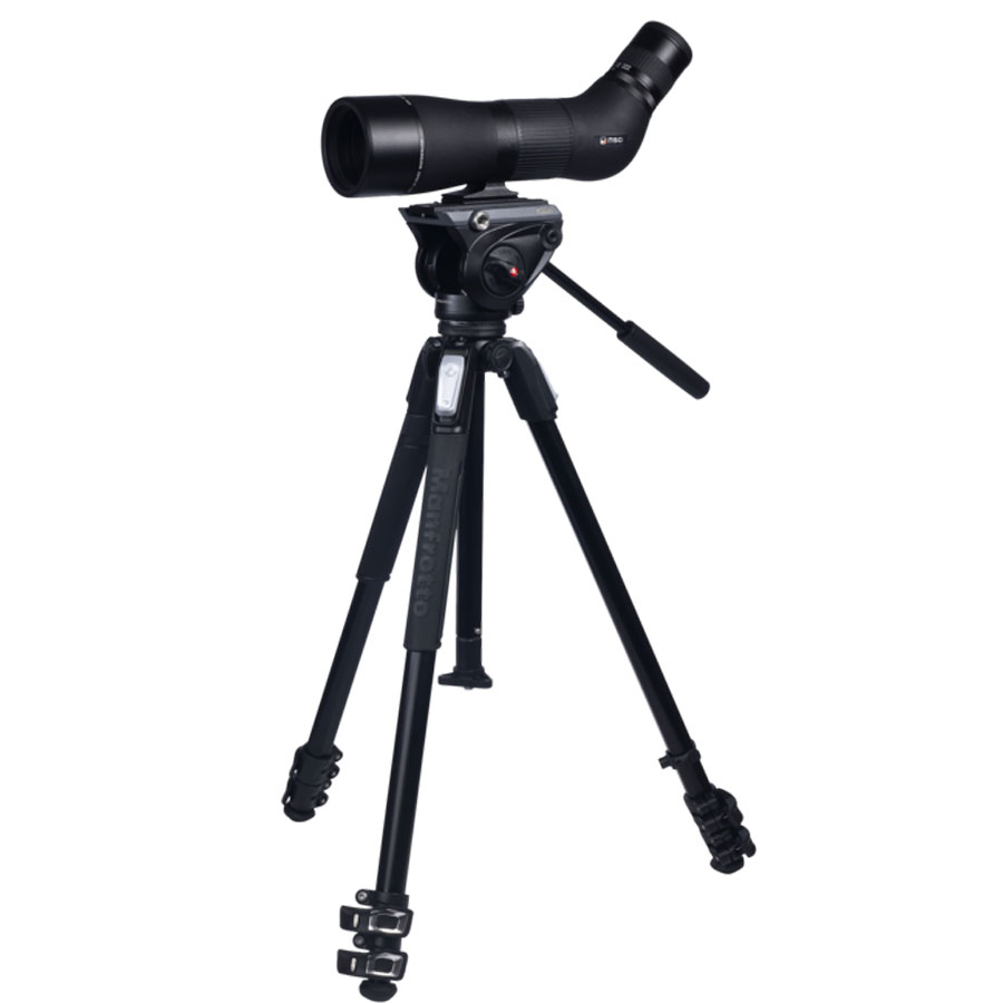 NSO Ekbacken 16-48x65 APO + Manfrotto MVH500/MT190X3 Aluminium
