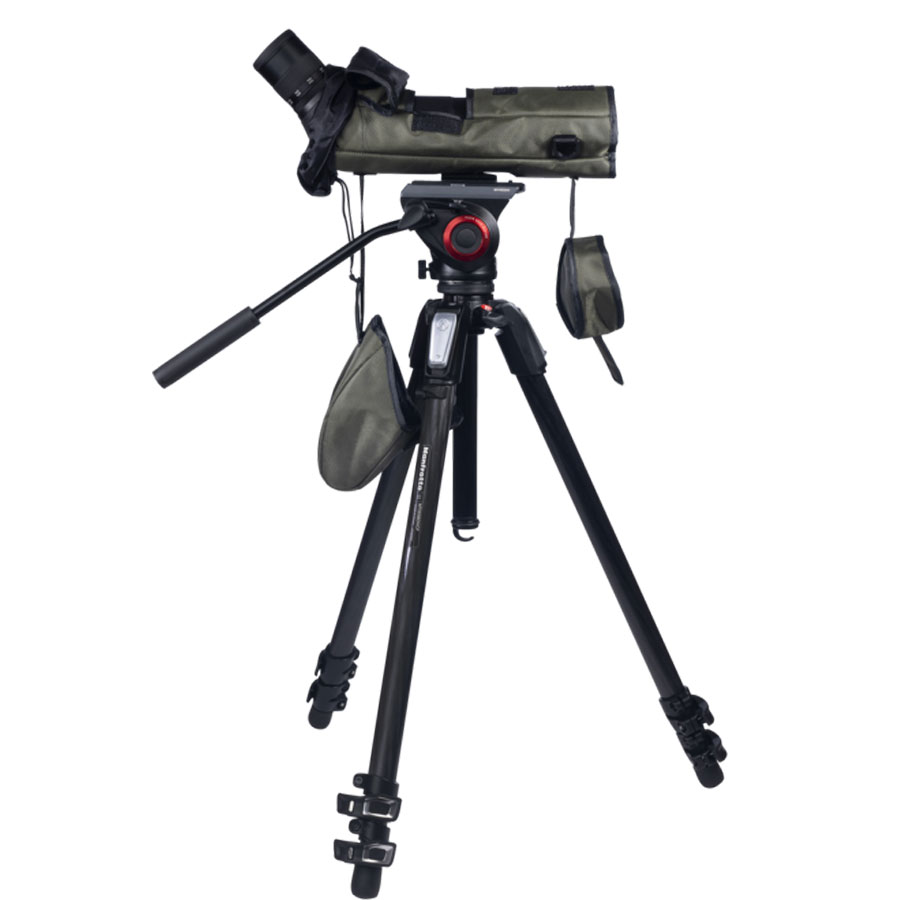 NSO Ekbacken 16-48x65 APO + Manfrotto MVH500/MT055BDWCF Carbon Fiber - 4