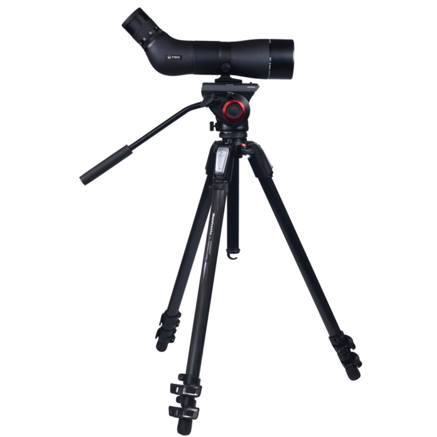 NSO Ekbacken 16-48x65 APO + Manfrotto MVH500/MT055BDWCF Carbon Fiber - 3
