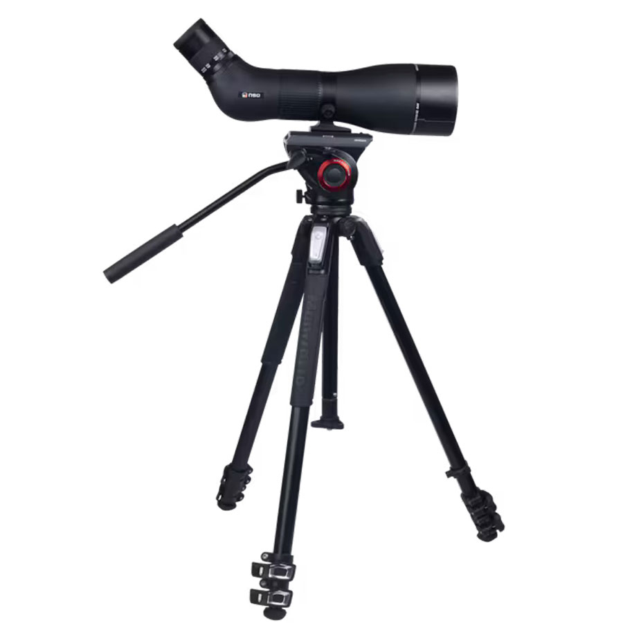 NSO Ekbacken 20-60x85 APO + Manfrotto MVH500/MT190X3 Aluminium - 3