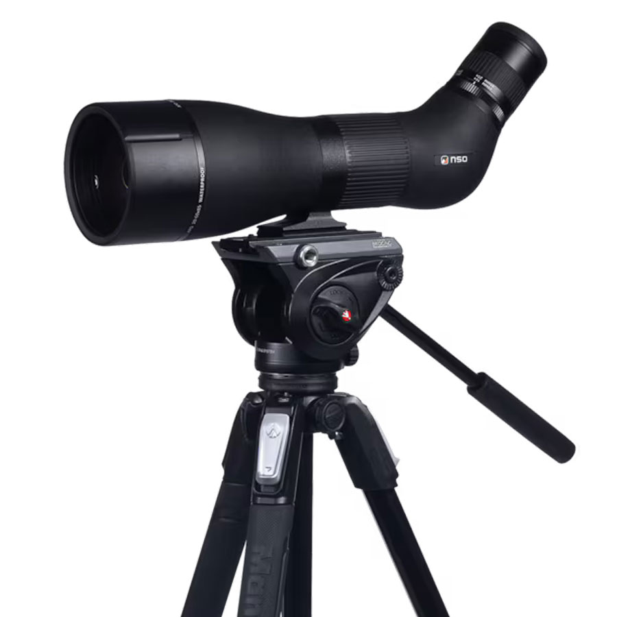 NSO Ekbacken 20-60x85 APO + Manfrotto MVH500/MT190X3 Aluminium - 2