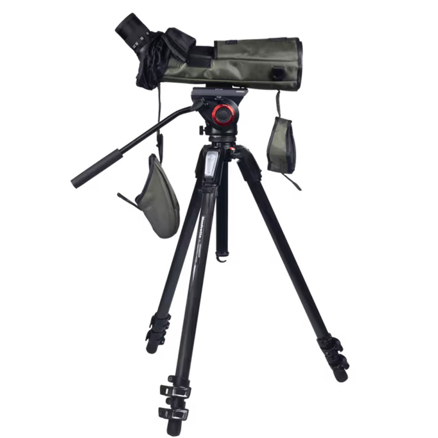 NSO Ekbacken 20-60x85 APO + Manfrotto MVH500/MT055BDWCF Carbon Fiber - 4
