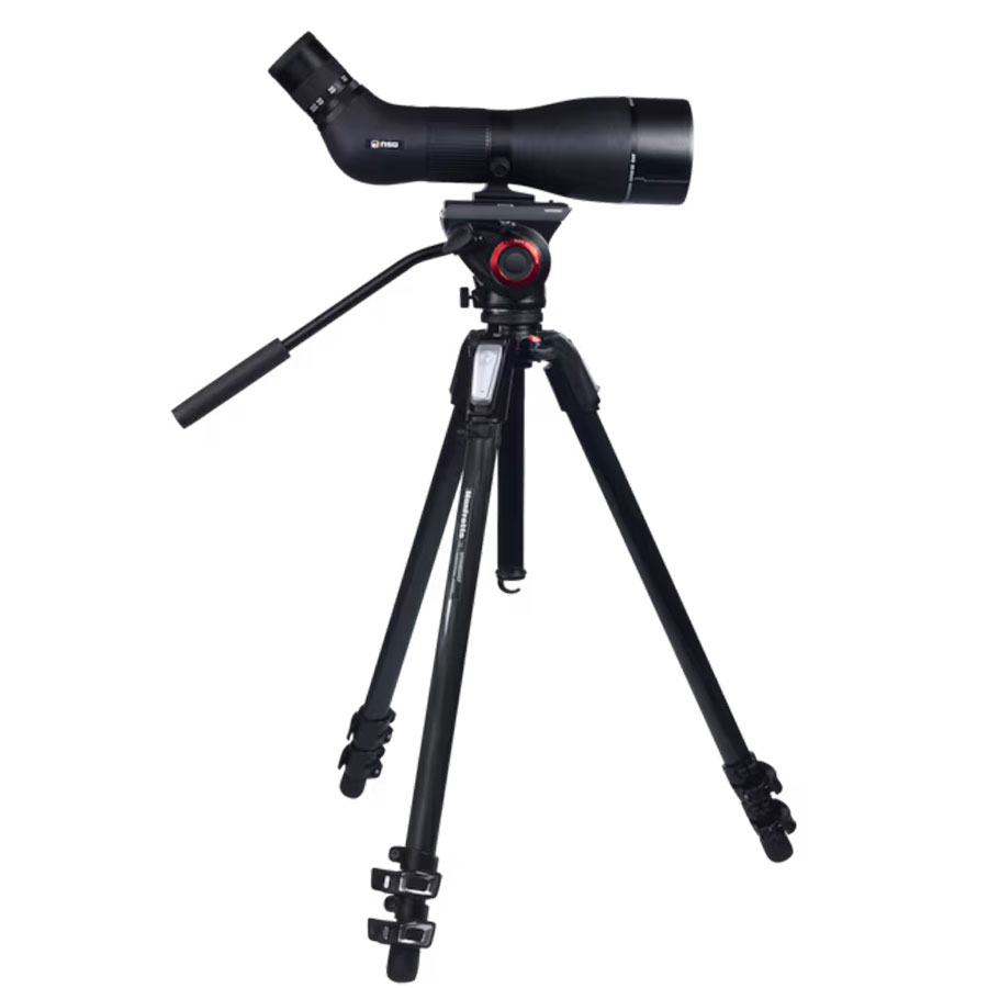 NSO Ekbacken 20-60x85 APO + Manfrotto MVH500/MT055BDWCF Carbon Fiber - 3