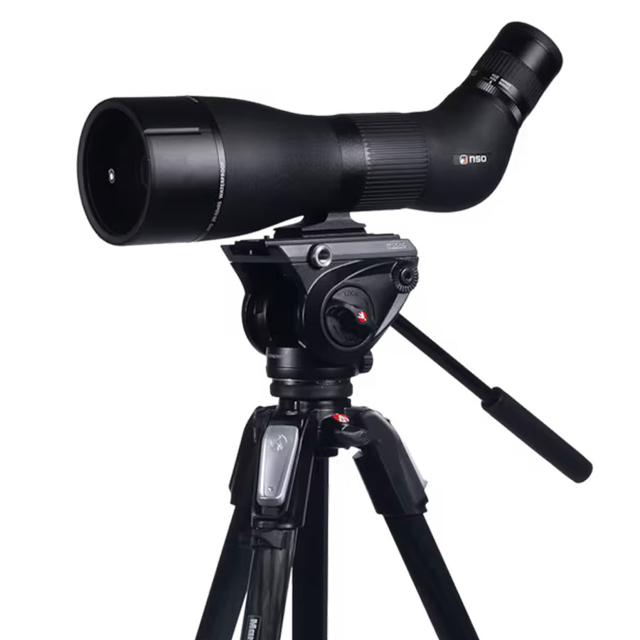 NSO Ekbacken 20-60x85 APO + Manfrotto MVH500/MT055BDWCF Carbon Fiber - 2