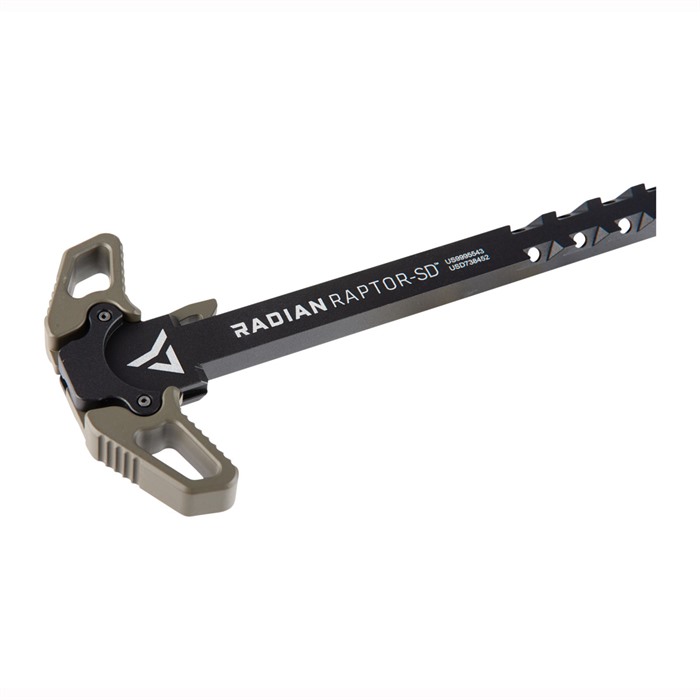 Radian Raptor-SD AR-15 Ambidextrous Charging Handle - OD Green 3
