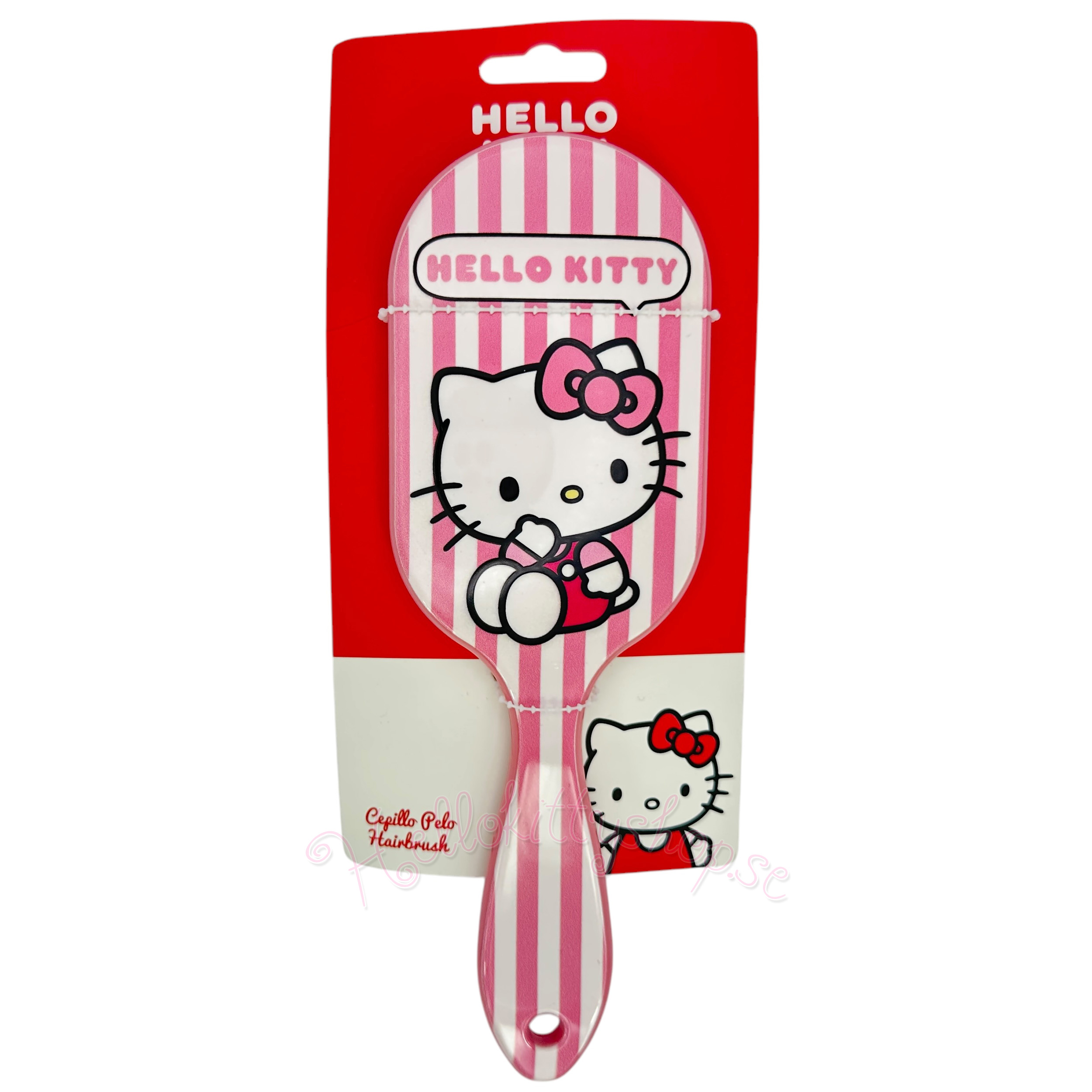 Hello Kitty Hårborste - Randig - 3
