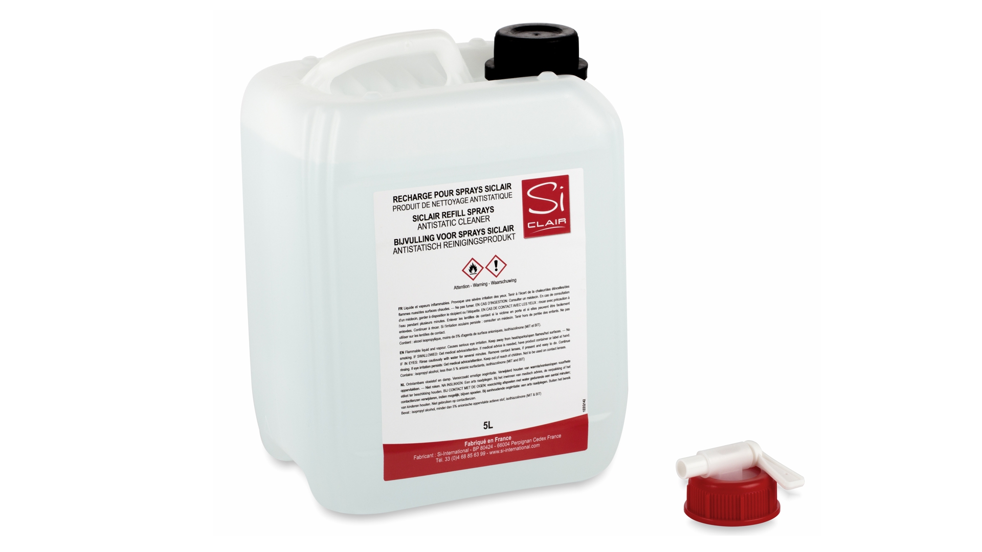 SiClair 5 liter putsspray i dunk