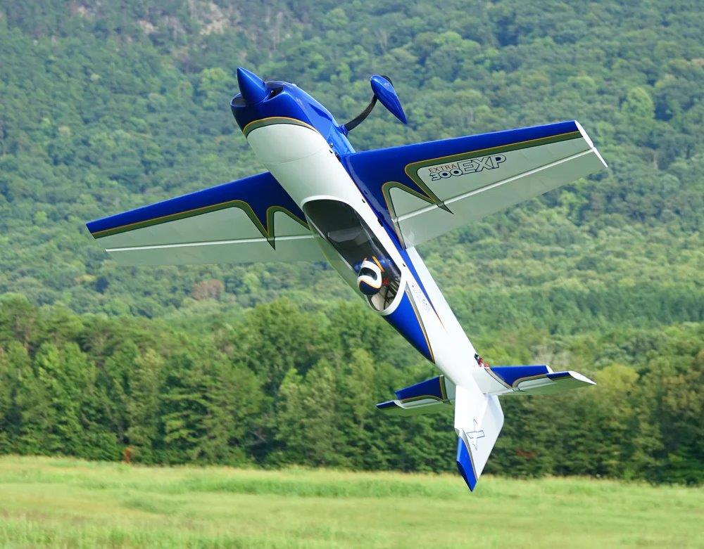 Extreme Flight Extra 300 91tum/2.3M 70-76CC/XPWR 60CC V2 Blue/White - 7