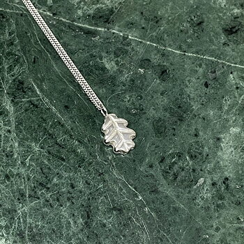 Necklace OAK, recycled silver