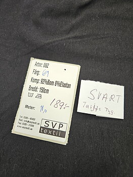 svart taitstyg
