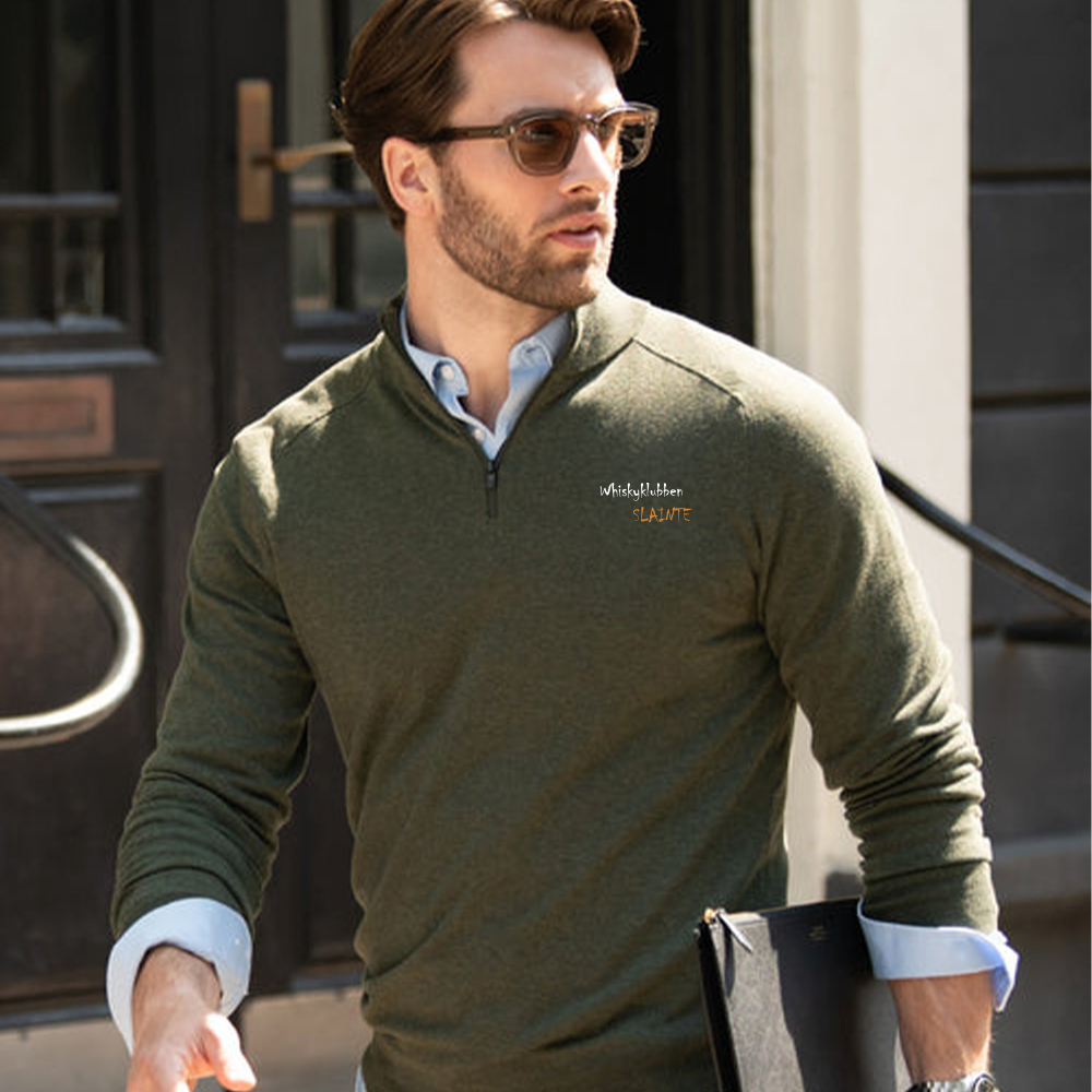 Slainte 1/4 Zip Stickad - 3