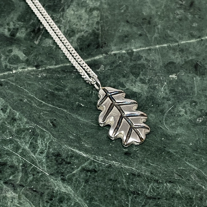 Halsband EK, återvunnet silver ox - 3