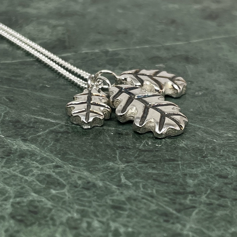 Halsband EK, återvunnet silver ox - 5