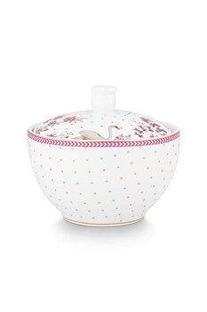Pip Studio Skål med lock Jolie Dots Pink
