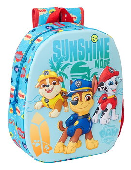 Fin och cool Paw Patrol ryggsäck 3D med våra hundvänner 