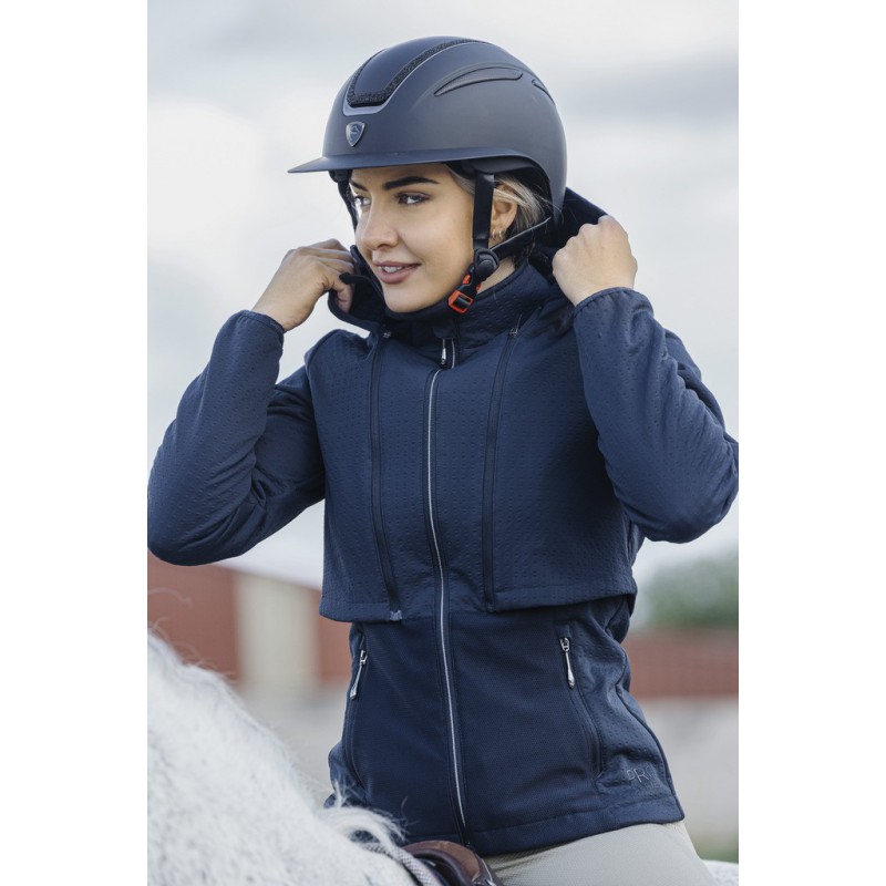 EQUITHÈME Pro Series Holly Jacket/Vest - Navy - Multifunctional