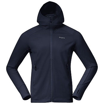 Rabot Merino Tech Midlayer Hoodie Navy Blue Herr FF