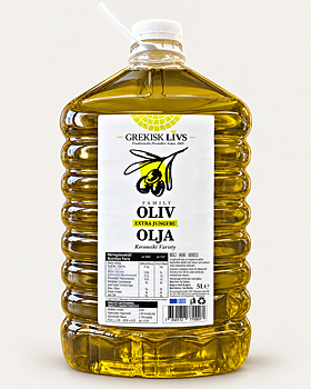 Grekisk Livs Family Olivolja 5L – Extra Jungfru från Kreta
