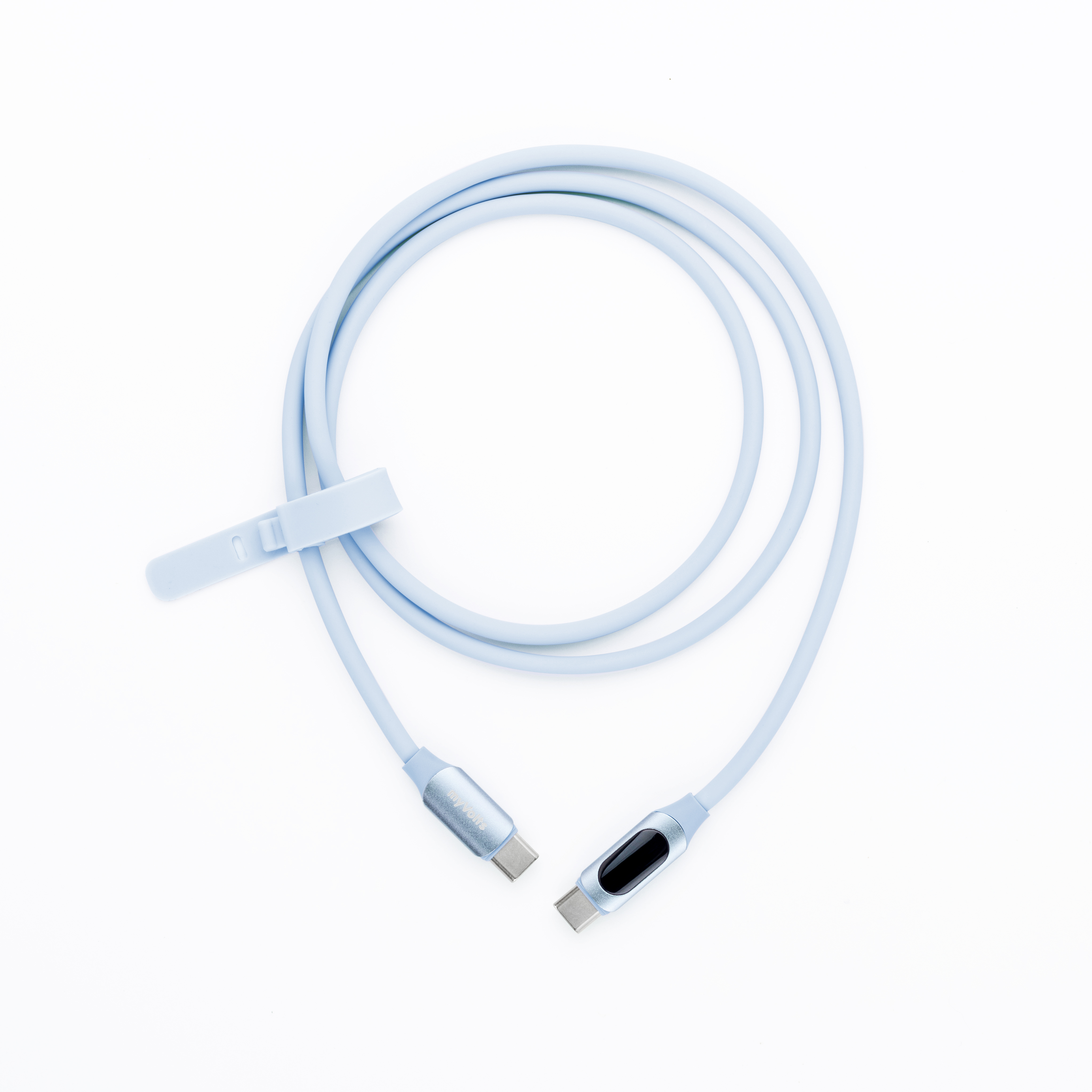 myVolts Step Up USB-C to USB-C PD Cable with LCD Power Meter
