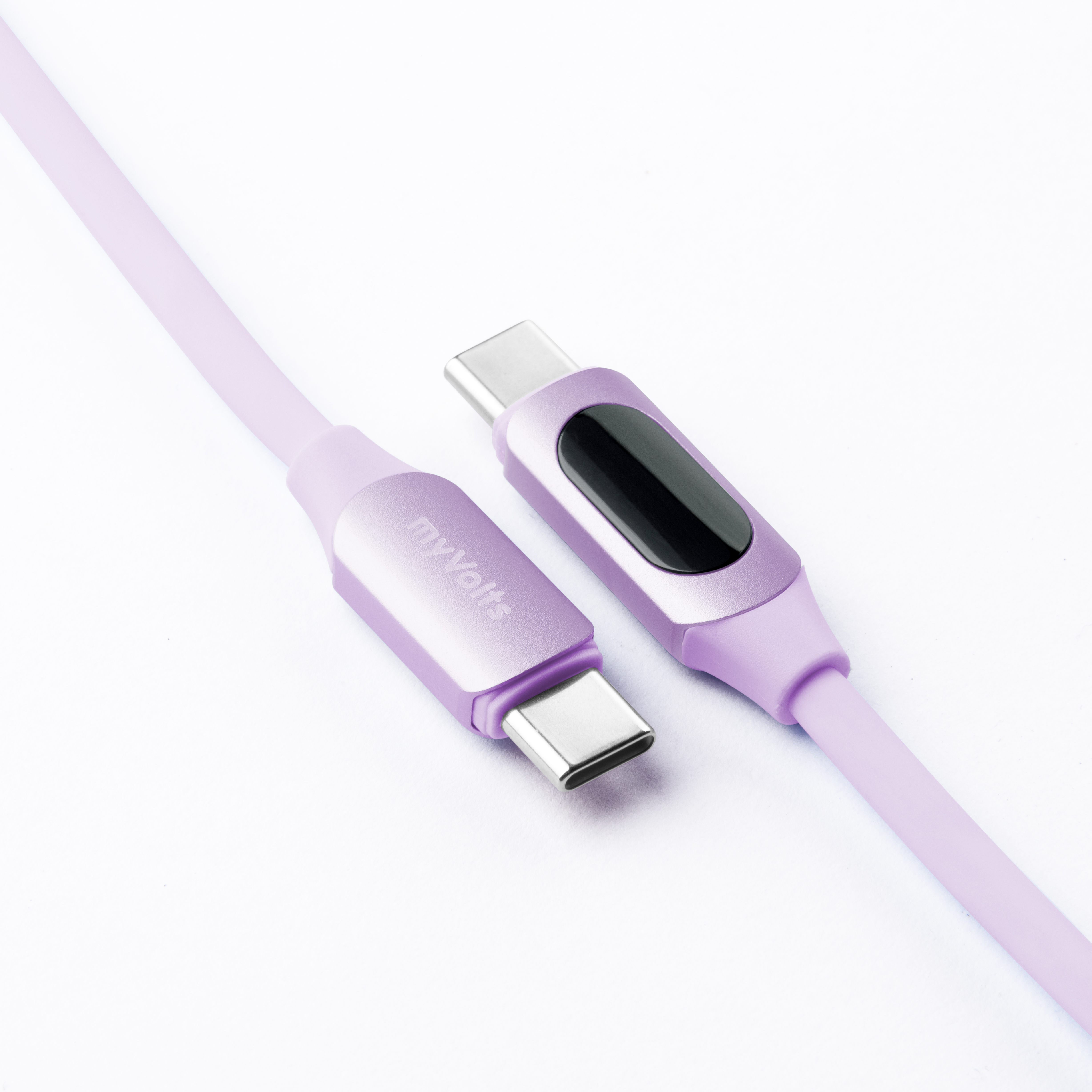 myVolts Step Up USB-C to USB-C PD Cable with LCD Power Meter - 8