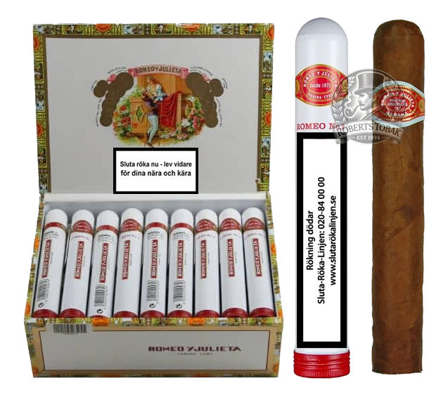 Romeo Y Julieta No 2 Tubos Låda 25 st