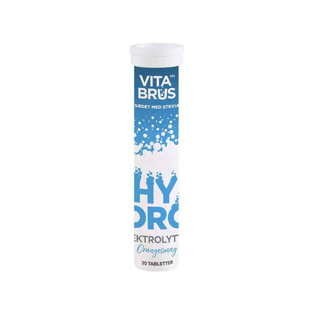 Hydro Elektrolyter 20 brustabletter VitaBrus