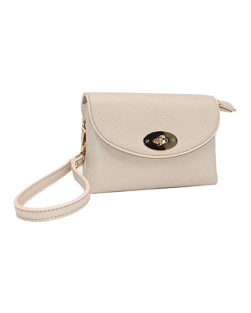 Väska Danielle clutch ljusbeige
