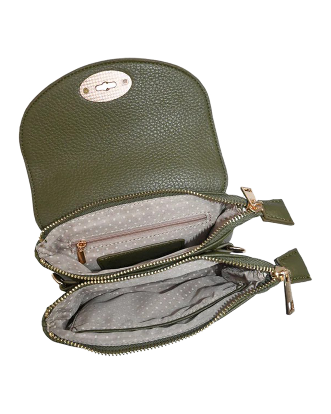 Väska Elma clutch olivgrön - 4
