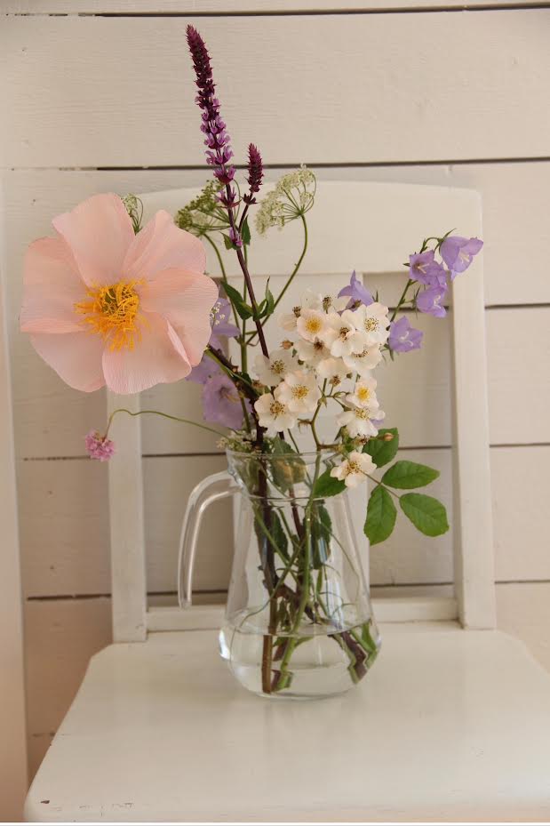 Nyponrosor & Anenomer - två blommor i en workshop - 2