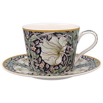 William Morris Pimpernel Midnight - Kopp med fat
