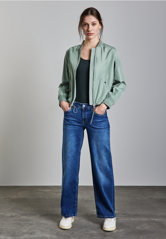 QR Anni Basic Top - Hunter Green - Street One - 3
