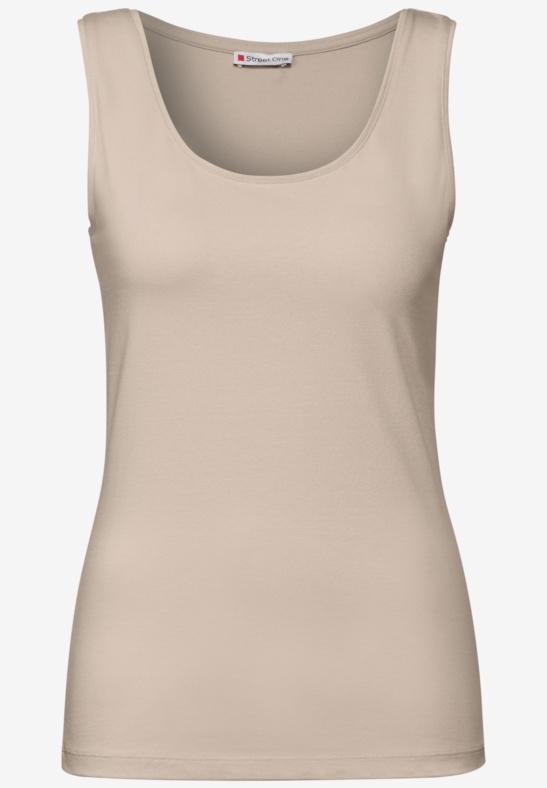 QR Anni Basic Top - Cotton Beige - Street One - 4