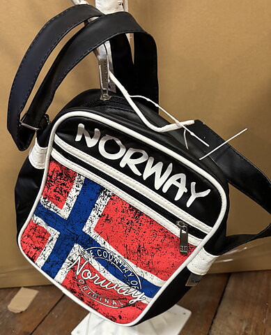 Axelrems Väska Norge Flagga PVC