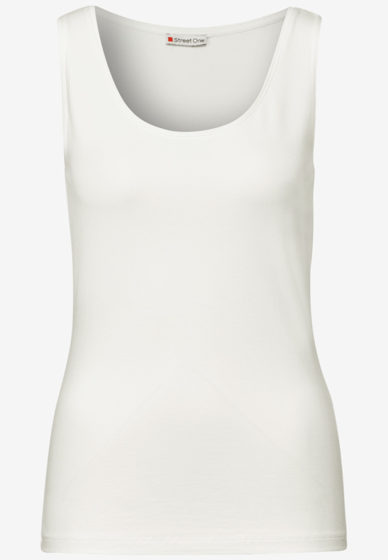 QR Anni Basic Top - Offwhite - Street One - 4