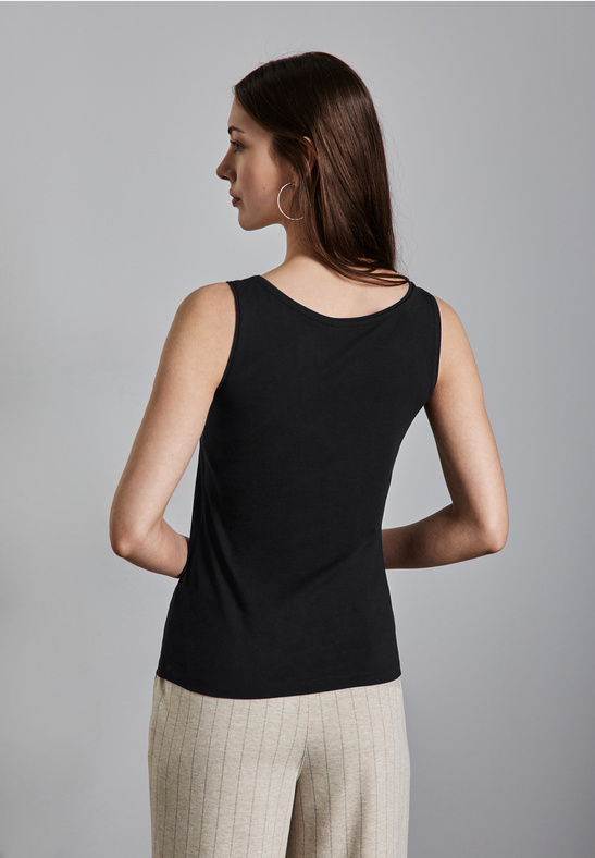 QR Anni Basic Top - Black - Street One