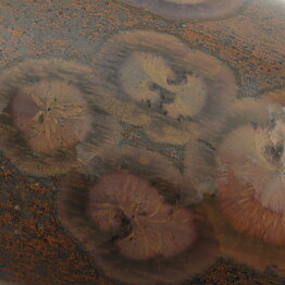 Isak Isaksson (2000s) Unique Vase with Brown Crystalline Glaze 25 cm