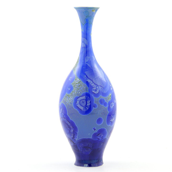イサク・イサクソン  一点もの  青いベース  (22cm)  2000年代 