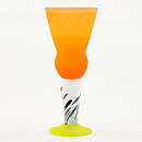 Gunnel Sahlin (Amazon 1993) Orange Joyous Goblet 16 cm