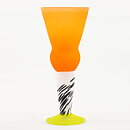 Gunnel Sahlin (Amazon 1993) Orange Joyous Goblet 16 cm