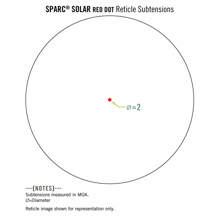 Rödpunktsikte Vortex SPARC Solar - 2