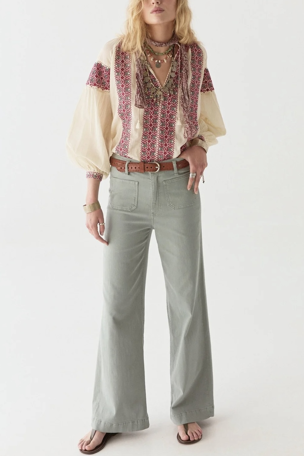 Maison Hotel - Dion Blouse Red Wine  - 6