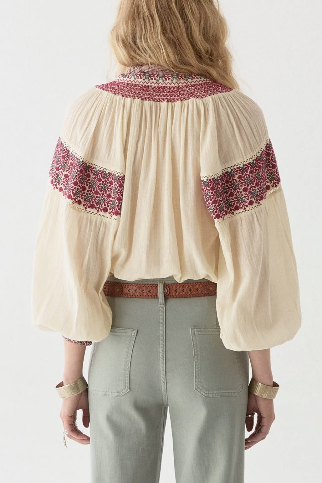Maison Hotel - Dion Blouse Red Wine  - 4