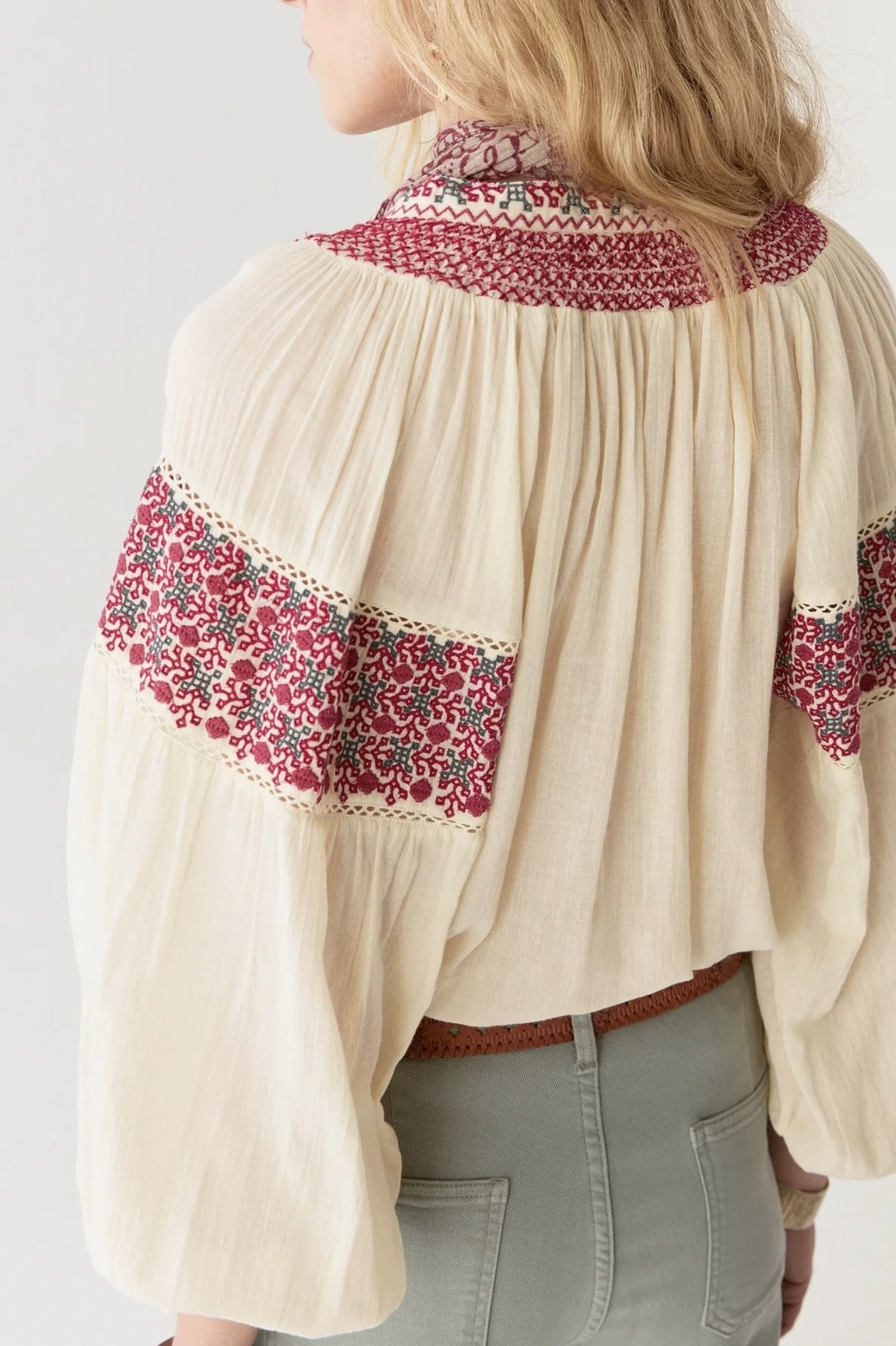 Maison Hotel - Dion Blouse Red Wine  - 3
