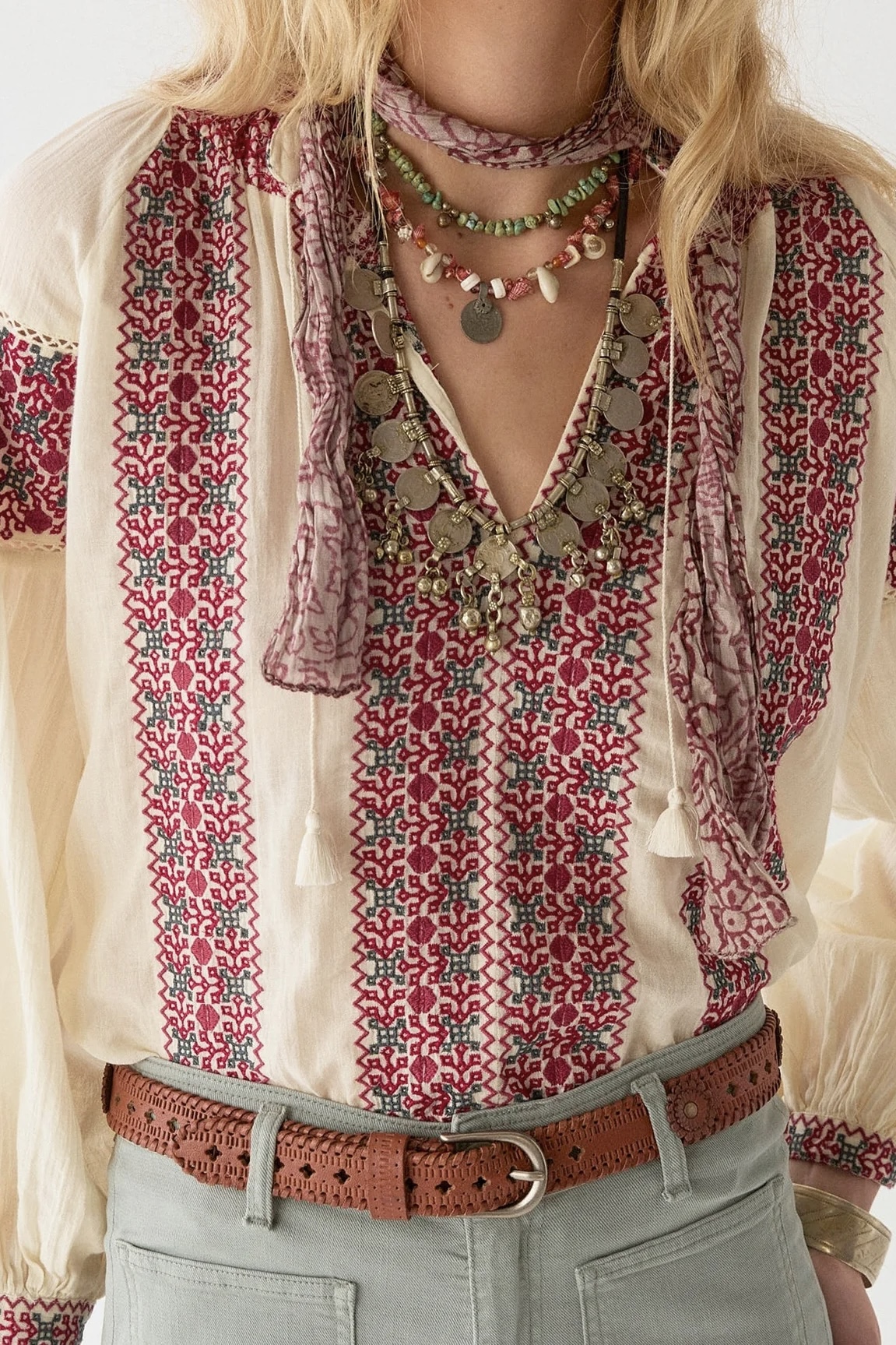 Maison Hotel - Dion Blouse Red Wine  - 5