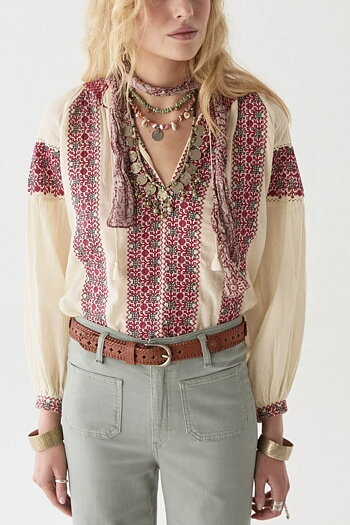Maison Hotel - Dion Blouse Red Wine 