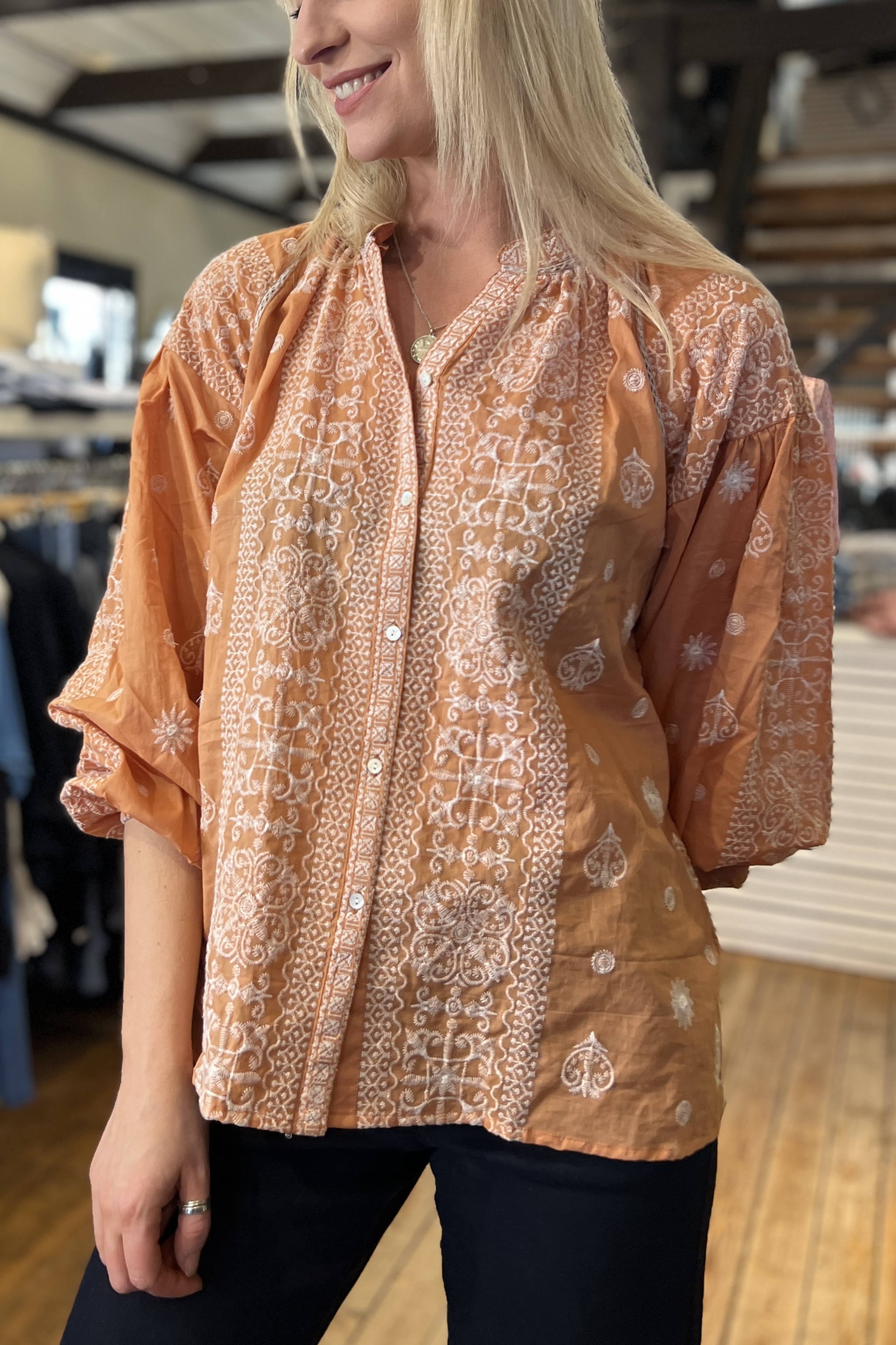 Maison Hotel - Stephanie Blouse Pumpkin - 8